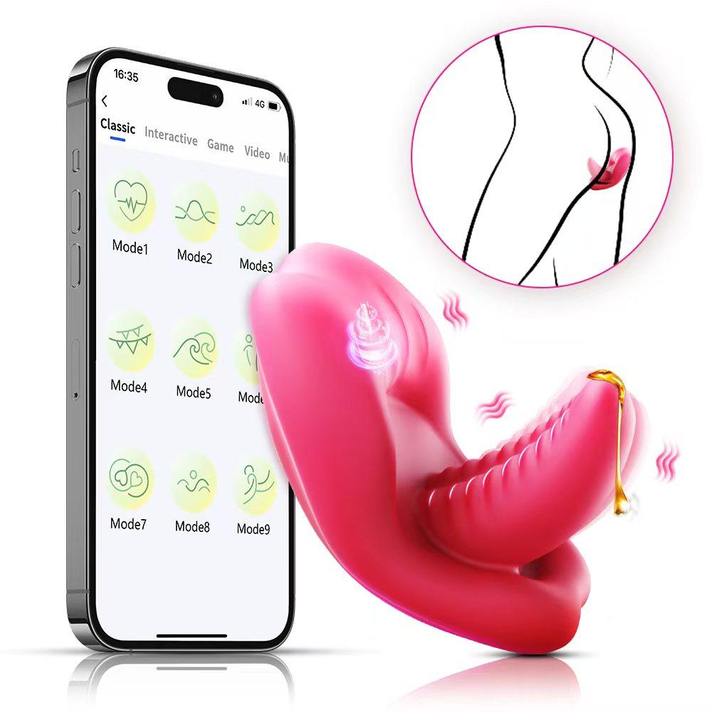 Silicone Vibrator, Nipple, Clitoris, and G-spot Stimulation Masturbator, Multi-frequency Vibration, Adult Sex Toys, Sex Toys