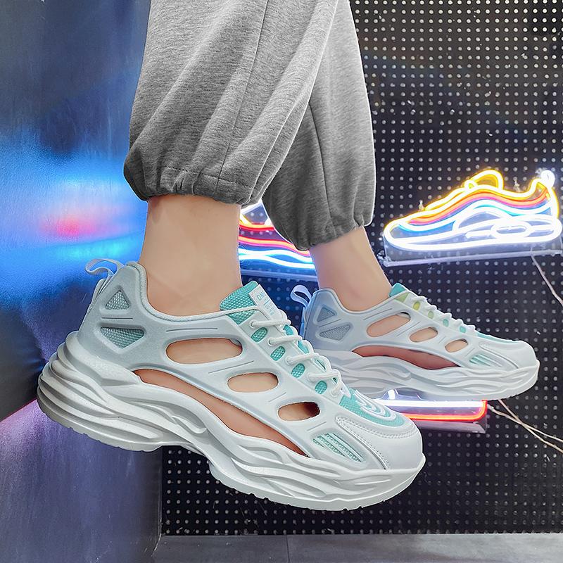 Men Sandals Outdoor Non-slip Breathable Fashion Couple Mesh Beach Sandals Casual Shoes Men's Sandalias Hombre Unisex 44 2024