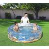 Bestway 51045 - Piscine transparente à 3 anneaux Sea Life, 150 x 53 cm, multicolore
