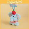 Elephant Toy Plush Keychain With Cartoon Design Doll For Travel And Use Gift