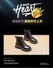 New Chinese Martin Boots Women's British Autumn and Winter Velvet Single Boots Thick-soled Short Boots Super Fire Heightening Short Boots