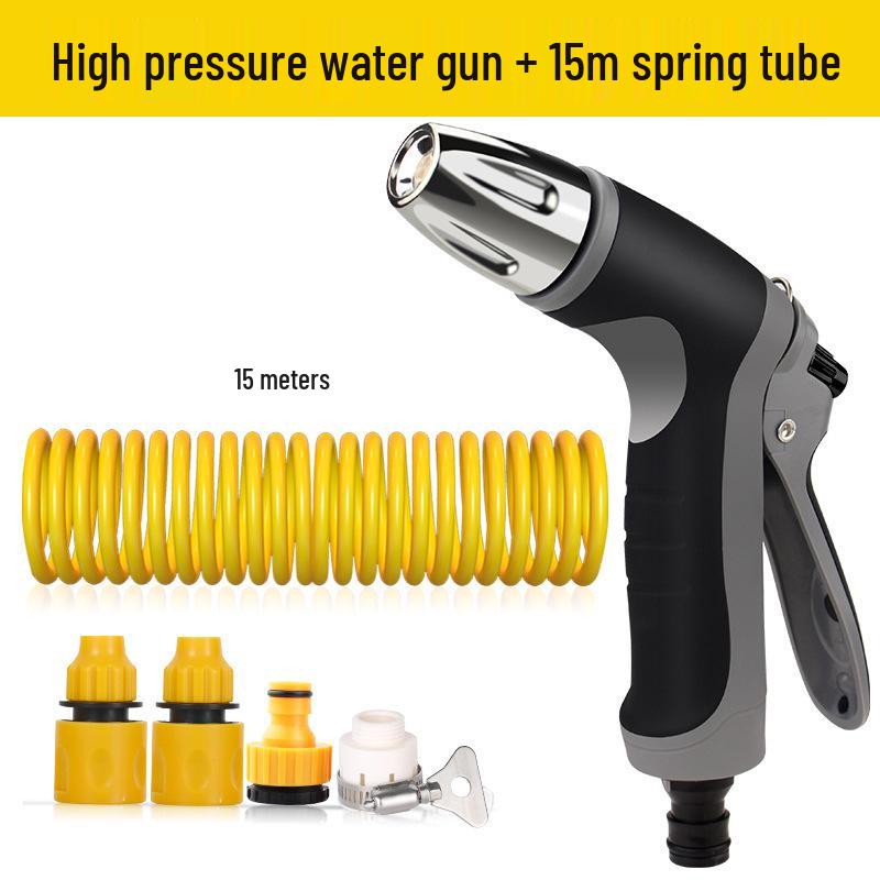 High-Pressure Telescopic Car Wash Water Gun & Hose Set