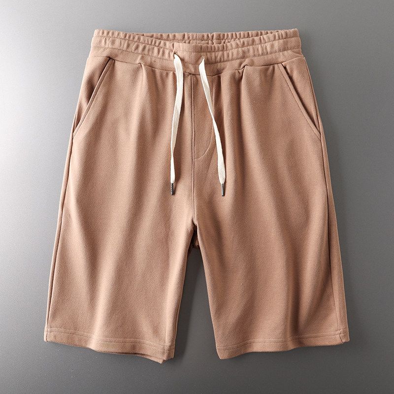 Trendy Cut Label American Terry Summer Menswear Shorts