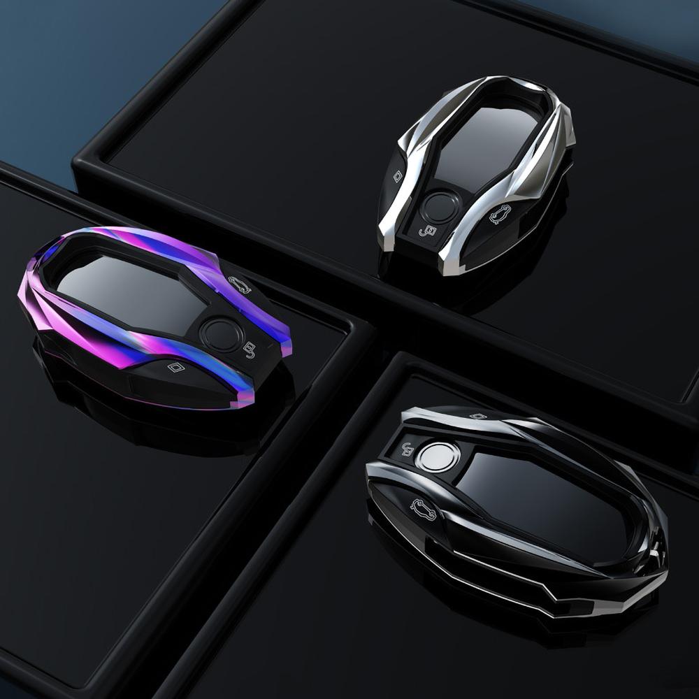 Zinc Alloy Key Case For Bmw G30 G12 G11 G32 G31 5 7 Series I8 I12 I15 G01 X3 X4 G02 G05 X5 G07 X7 Accessories Led Display