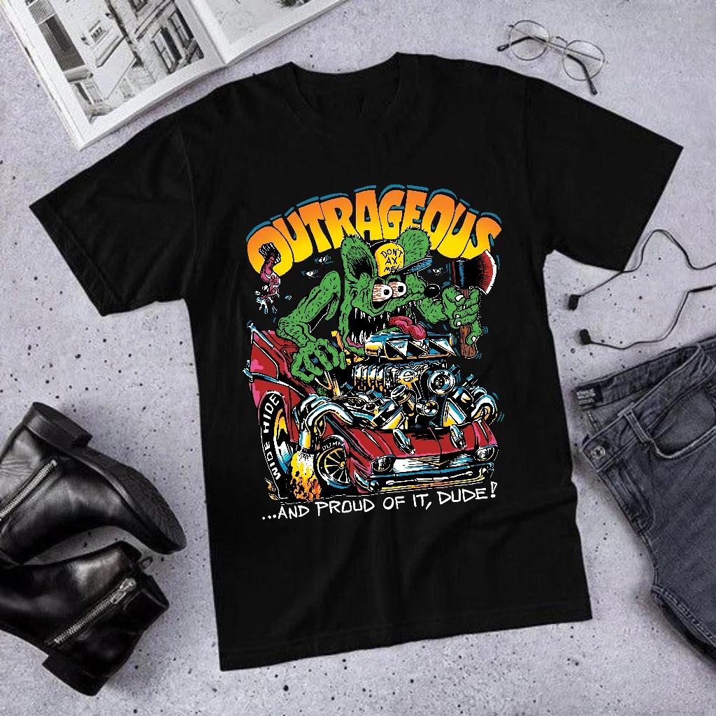 Ed Roth Rat Fink Fan T-Shirt - Unisex Black Gift S-2345XL L