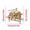 3D Wooden Educational Science Pavilion - Handcrafted Children's Assembly Toy