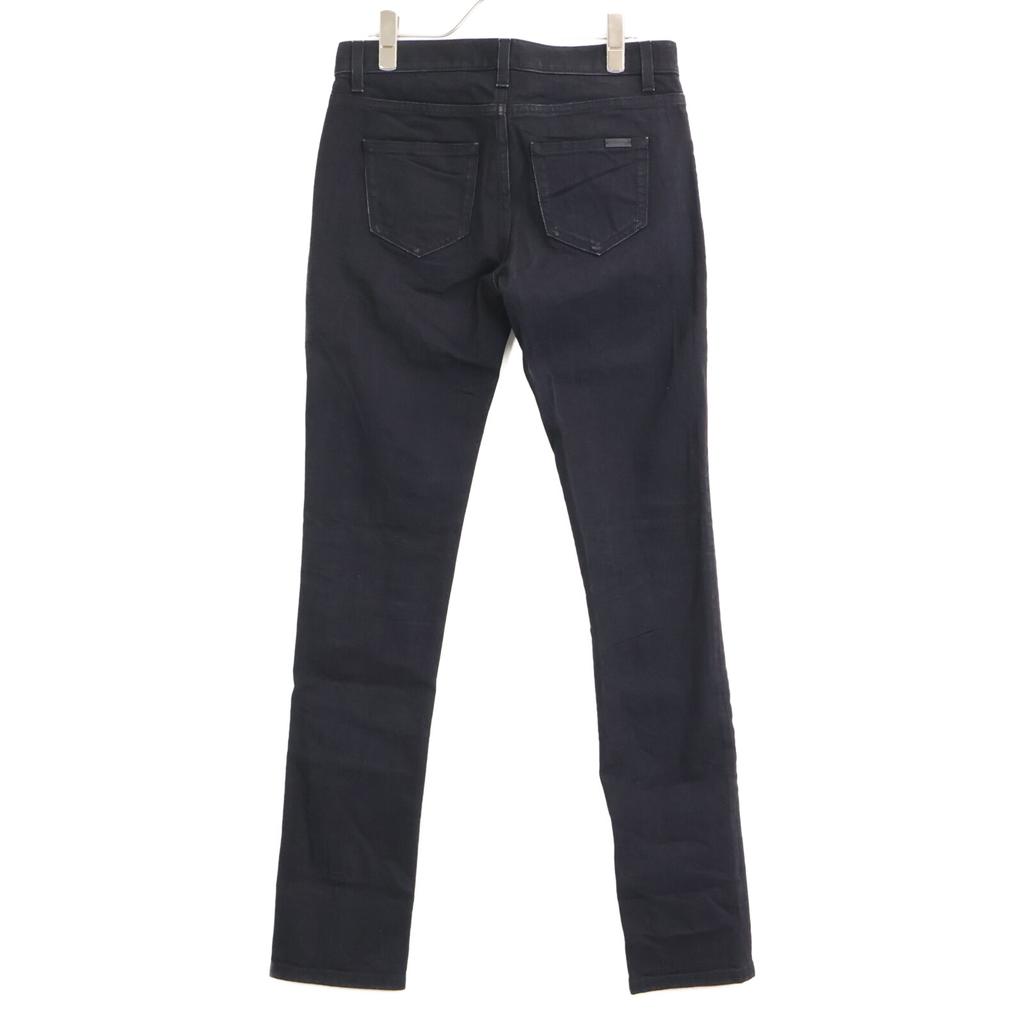 Saint Laurent Paris 614447 YO500 Denim Pants Skinny Bottoms 27 blackUsed