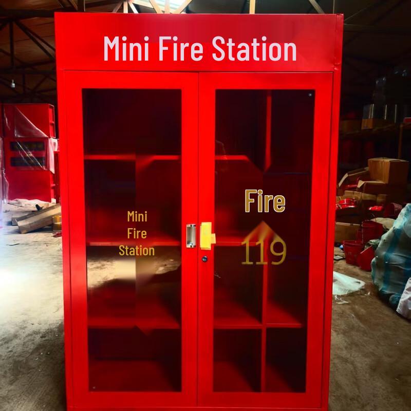 Brangdy Miniature Fire Station Cabinet 90x40x180cm