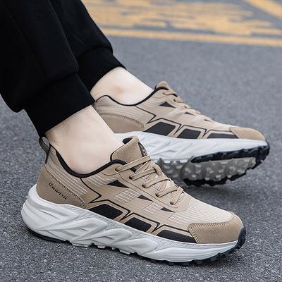 Men'S Sports Shoes Summer Casual Fashion Breathable Comfortable Lightweight Soft Sole Running Shoes 38-45 Tricolor