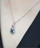 Vivus Rapillus Royal Green White Gold Silver Necklace