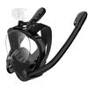 Full Face Snorkel Mask 180°Panoramic View Silicone Dry Top Snorkeling Diving Swimming Goggles With 2 Snorkels Anti-Fog Anti-Lea