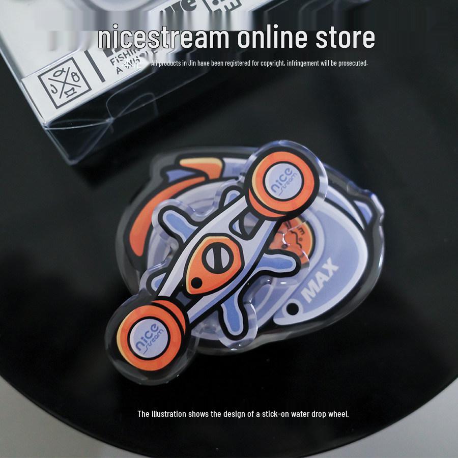 Fishing Boy Rotating Magnetic Phone Holder Lure Reel Style