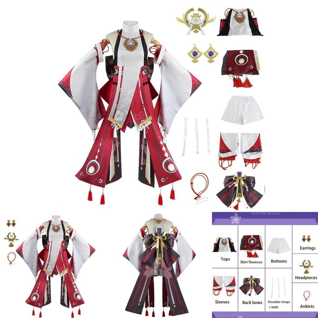Stunning Yae Miko Guuji Yae Cosplay Costume For Women