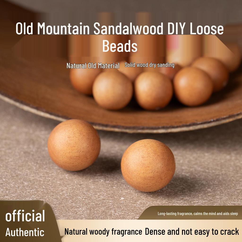 Sandalwood Loose Beads Accessories: Fragrant 8-Buddhist Hand String Beads