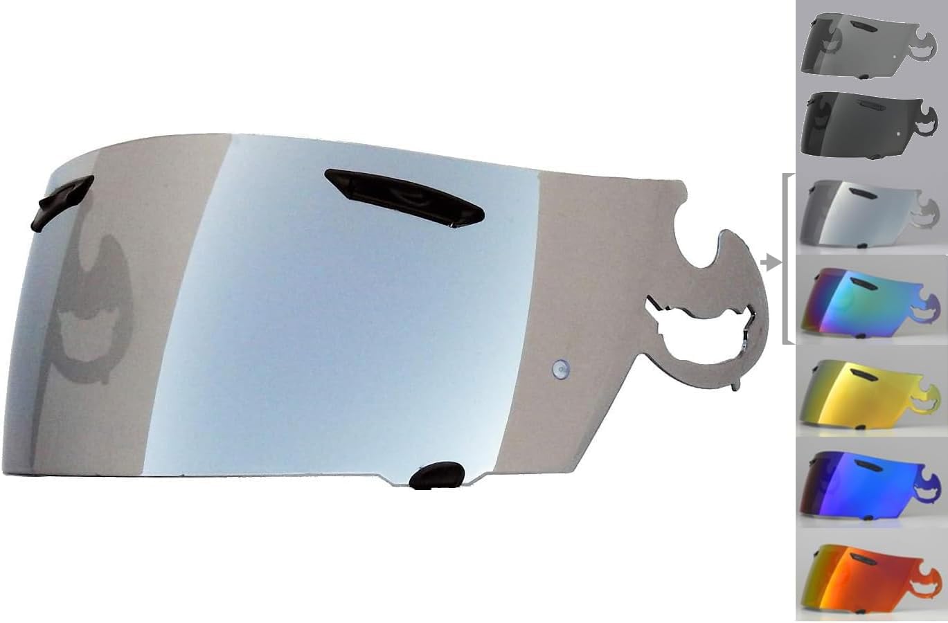 RXP SAL-MS Super Adsys L Щит (Серебряный) (Вторичный рынок) от Arai (Серебряный)