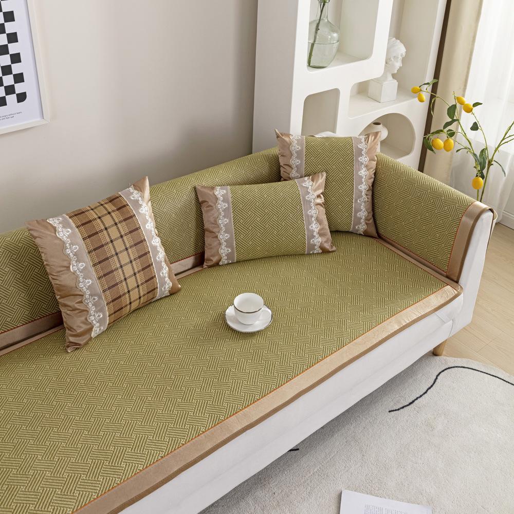 

Rattan Mat Sofa Mat Mat Summer Non-Slip Sofa Cover Living Room Sofa Seat Cushion Backrest Summer Cool Cushion Cool But Not Icy 70*70cm