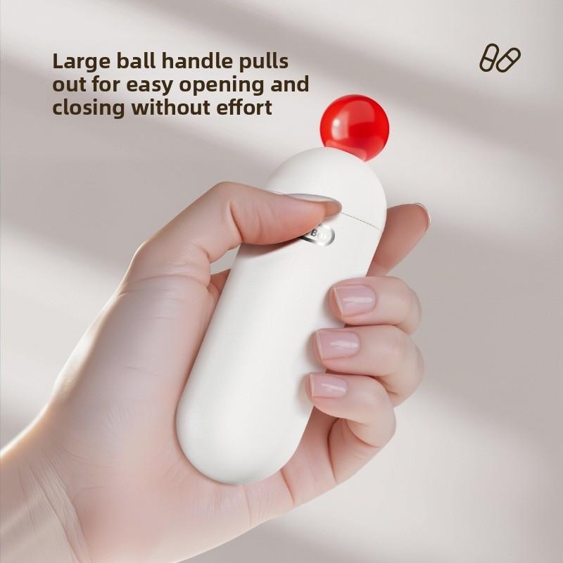 New Sealed Medicine Box, Portable and Simple Mini Medicine Packaging Box, Three Trips A Day, Small Size of Portable Pill Box