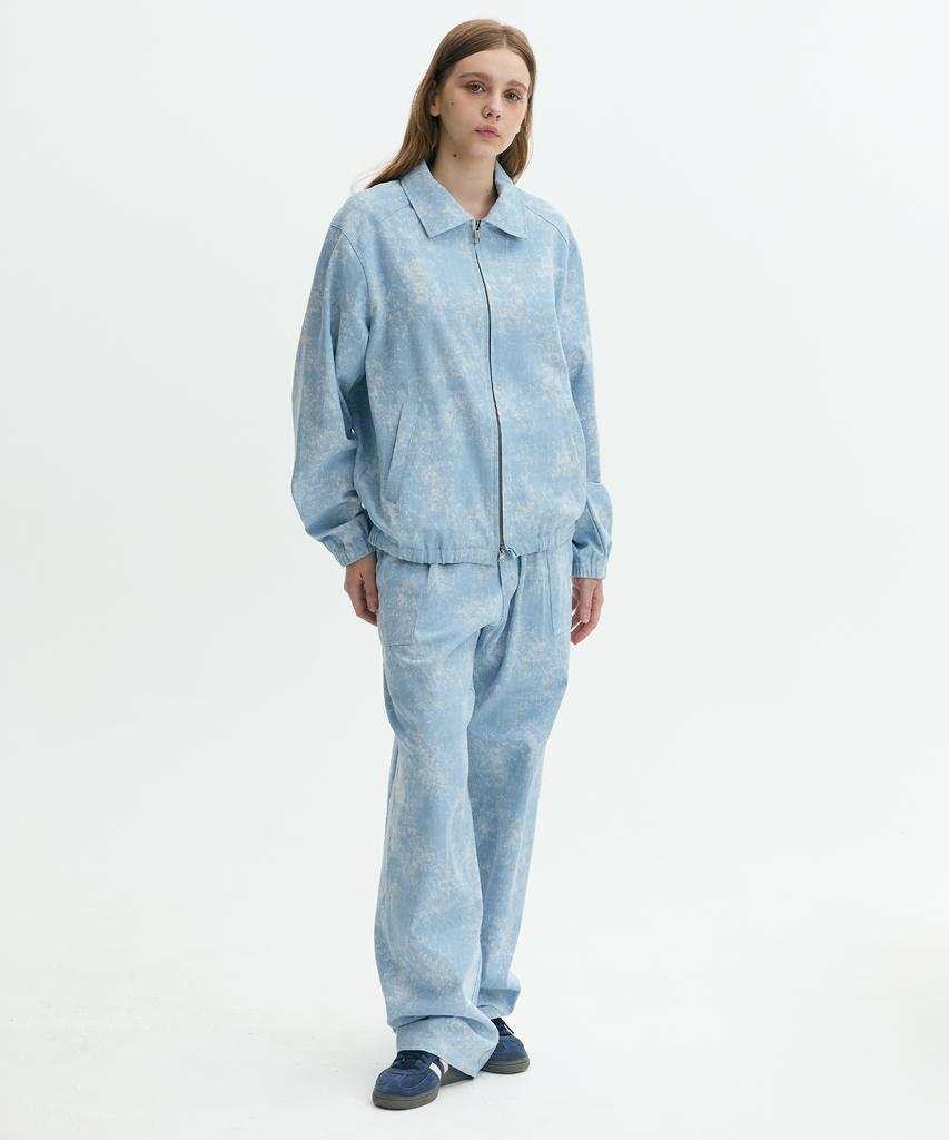 Keuleogsi Frost Washed Semi-Wide Pants