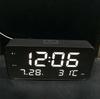 LED electronic clock 11 music large character desk clock cross mirror products European and American hot-selling electronic clock