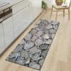 Colored Stone Bathroom Absorbent Non-Slip Floor Mat Kitchen Strip Bedroom Door Mat Living Room Carpet