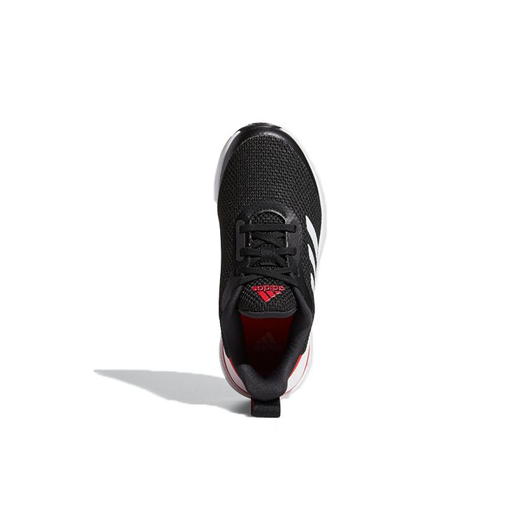 adidas Fortarun Breathable Low Top Kids' Running Shoes Black White Red Kids' FY7911