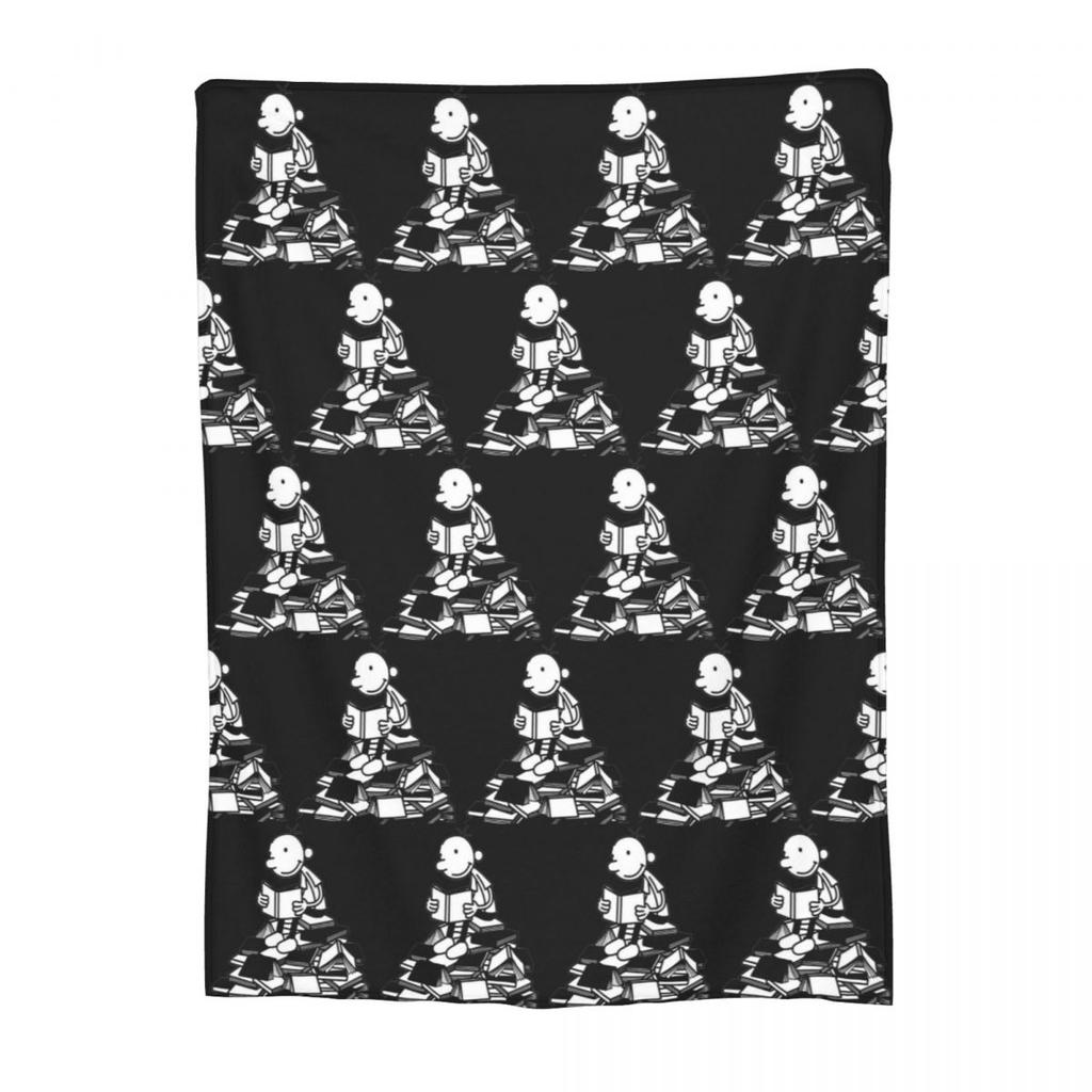 Ho Letto Diario di una Schiappa Coperta per la Giornata Mondiale del Libro Morbida Calda Coperta Plaid in Flanella per Letto Picnic Viaggio Casa Divano