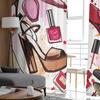Sheer Curtains For Living Room High Heels Cosmetics Retro Children's Bedroom Balcony Large Curtains Kitchen Dining Room Curtains