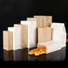 100pcs Brown Kraft Paper Standing Paper Bread Snack Bag Holiday Gift Bag Food Packaging Bags Can Be Wholesale