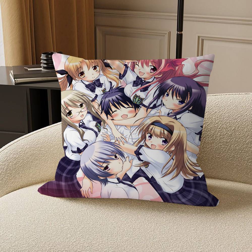 Anime G-GIRLS Und PANZER Pillow Anime Pillow Sofa Bed Head Pillow Cover Cushion Cover 45x45 cm Fashion
