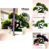 Simulierter Pinus Hwangshanensis Bonsai Grüne Pflanze für Schreibtisch Büro Heimdekoration