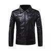 European and American men's PU leather jacket new motorcycle leather jacket jacket