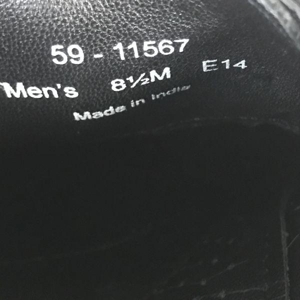 JOHNSTON & MURPHY 90s-00s All Leather Straight Tip Oxford Shoes Size 8.5M 26.0-26.5cm Black Dress Shoes(USED)