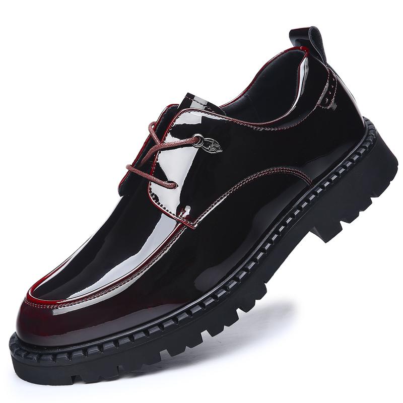 

Модная мужская обувь дерби Роскошный дизайнерский стиль Офис или деловая вечеринка Горячие продажи Высококачественная взрослая обувь для костюма Натуральная кожа 44 коричневый