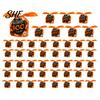 Transparent Cookie Bags with Drawstrings 48 Pcs Halloween Candy Bags, Kids Trick or Treat Goodie Cute Rabbit Small Containers for Party Ear