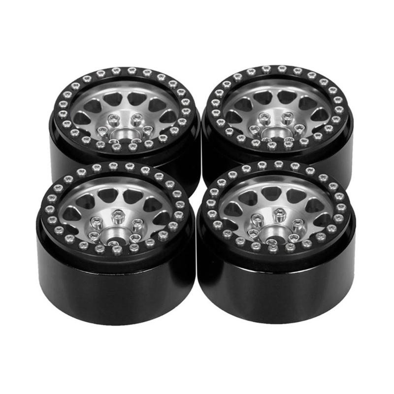 1.9’’ Beadlock Wheel Rims Remote Control Car Wheel Hubs 12Spokes Wheel Rims Upgrade Part for 1:10 SCX10