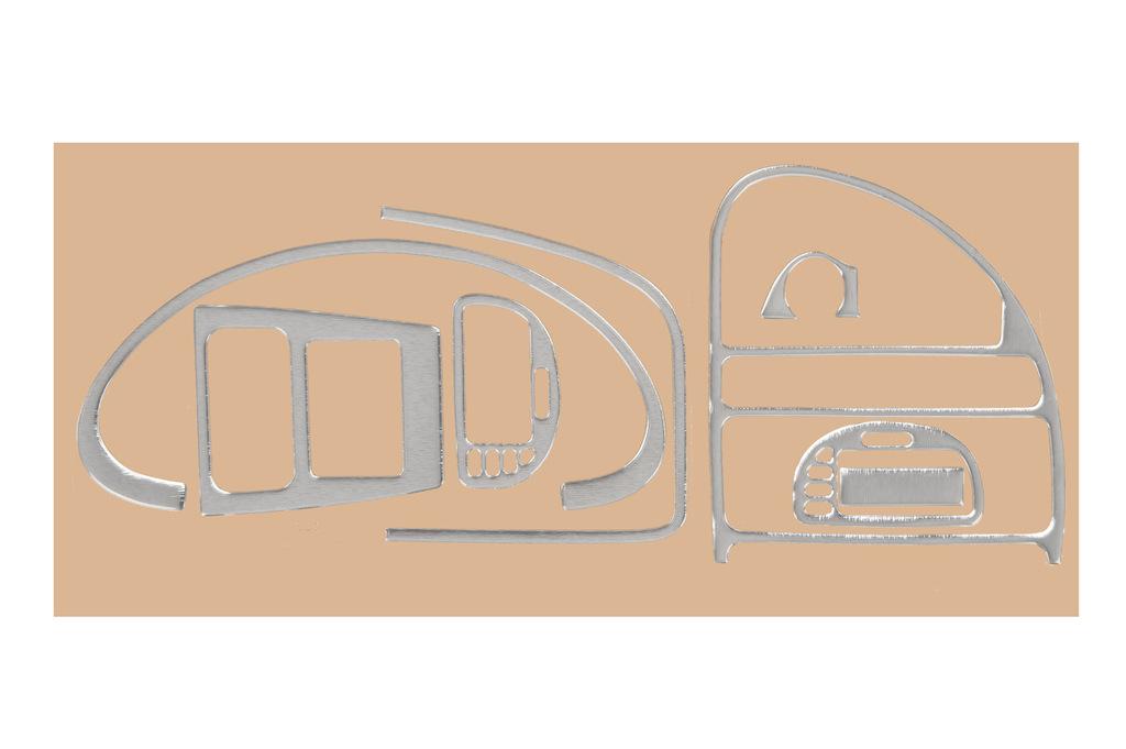 

Panel overlays (aluminum) for Citroen Saxo