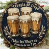 Vintage Bier Blechschild Spanische Kneipen Deko Aluminium Wandplakette Retro Man Cave Bar Kunst