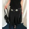 Bohemian Metal Waist Chain For Women With Hook Closure Spring 2025 Fashion Accessory