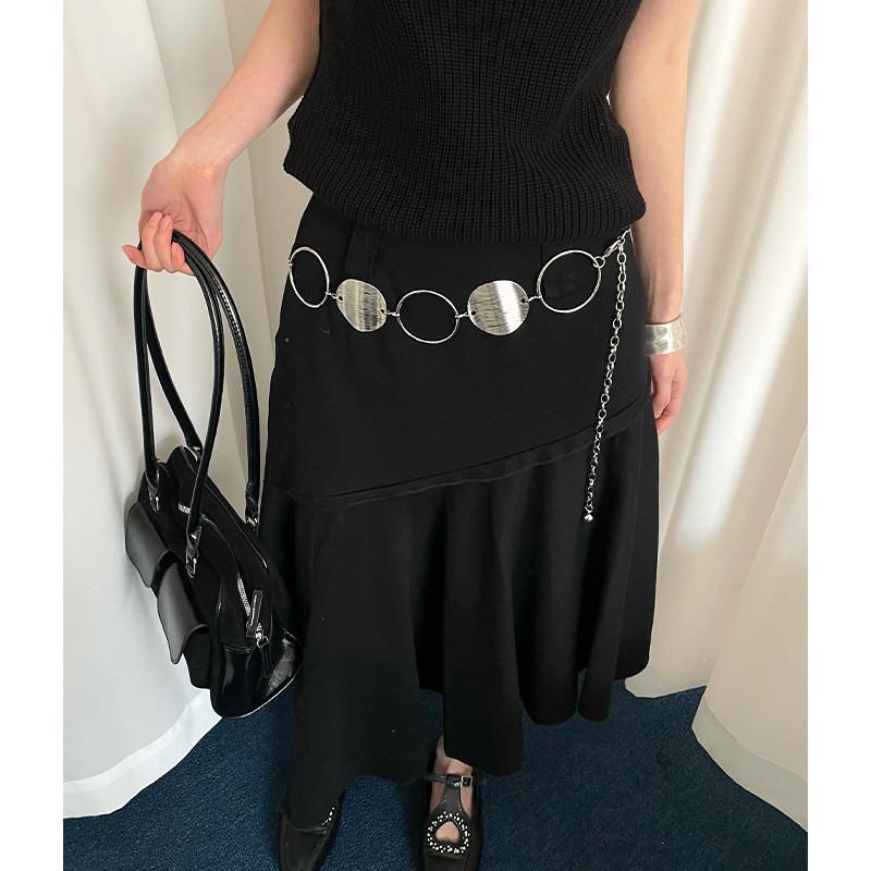 Bohemian Metal Waist Chain For Women With Hook Closure Spring 2025 Fashion Accessory
