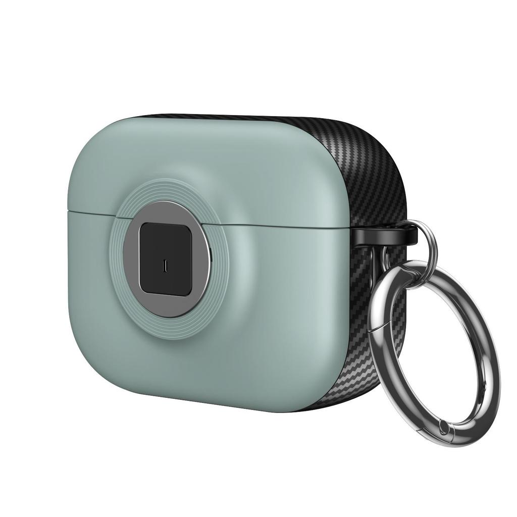For Airpods 4 Case With Secure Lock Cover For AirPods Pro 2 2nd 3nd 1st Generation Cases TPU PC Headphone Sheath With Keychain