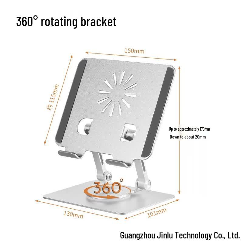 OLOEY 360-Degree Rotating Foldable Tablet Stand