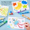Shuttle Art Dot Marker Color Pen Set of 15 Colors 12ml for Kids Washable Coloring Doodle Easy To Grip Toy Gift Water-based