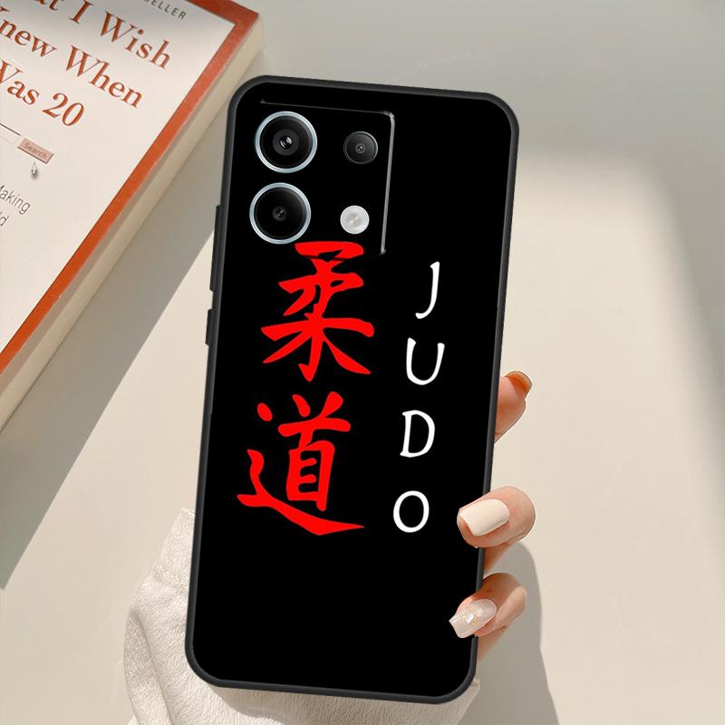 Japanese Martial Arts Judo Funda For Xiaomi Redmi Note 14 Pro 9 10 11 12 13 Pro 11S 12S Case For Redmi 14C 10C 12C 13C