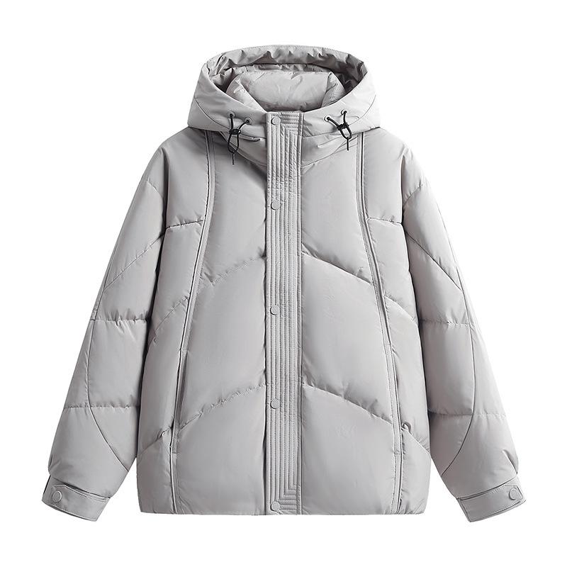

Men s Winter Hooded Windproof Duck Down Jacket - Thick, Warm, High-Quality Outerwear 4XL хакі