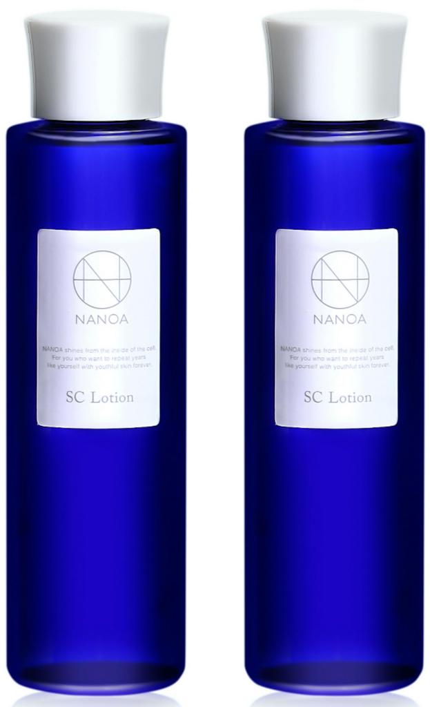NANOA Human Stem Cell EGF Vitamin C Made in Dermatologist-Recommended Lotion, Anti-Aging Care, Ceramide, Derivative, Additive-Free, Japan, 2-Pack (2)