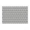 Matte Black Honeycomb Sticker for Car Side Window, Vinyl Sticker for Triangular Window Decoration,