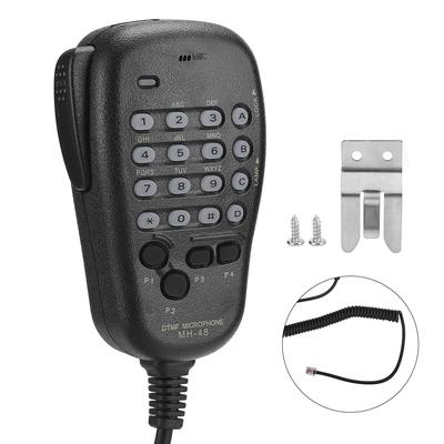 MH-48 Microfono palmare DTMF 6PIN Microfono a mano Apparecchiatura Compatibile per Stazione Radio Yaesu