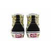 Vans Mooneyes X  Sk8 Casual High-Top Skate Shoes Kids Sneakers Black White Yellow VN0A5DXNY23