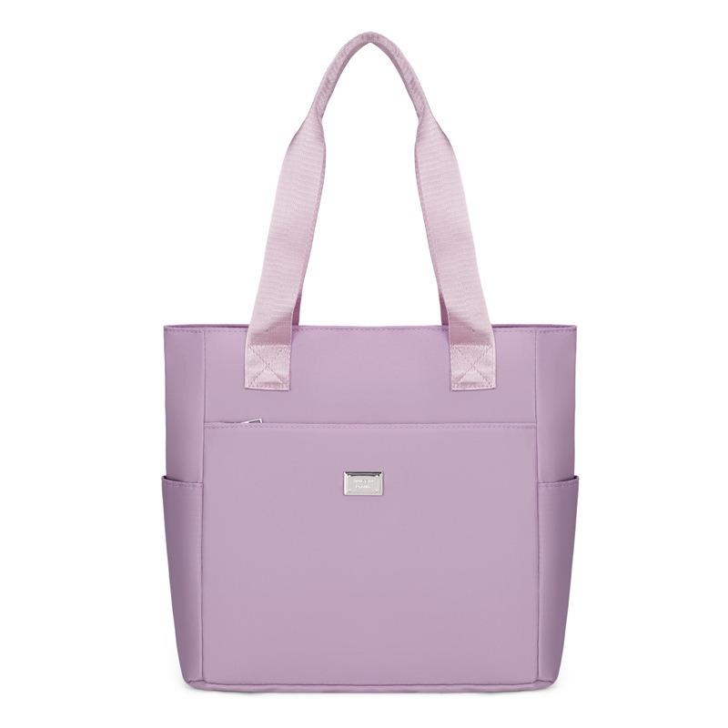 

Solid color simple casual shoulder armpit bag versatile daily commuting practical hand carry tote bag