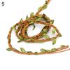 10m Cloth Hemp Rope Artificial Green Leaves Rattan DIY Craft Decorative Ribbon
